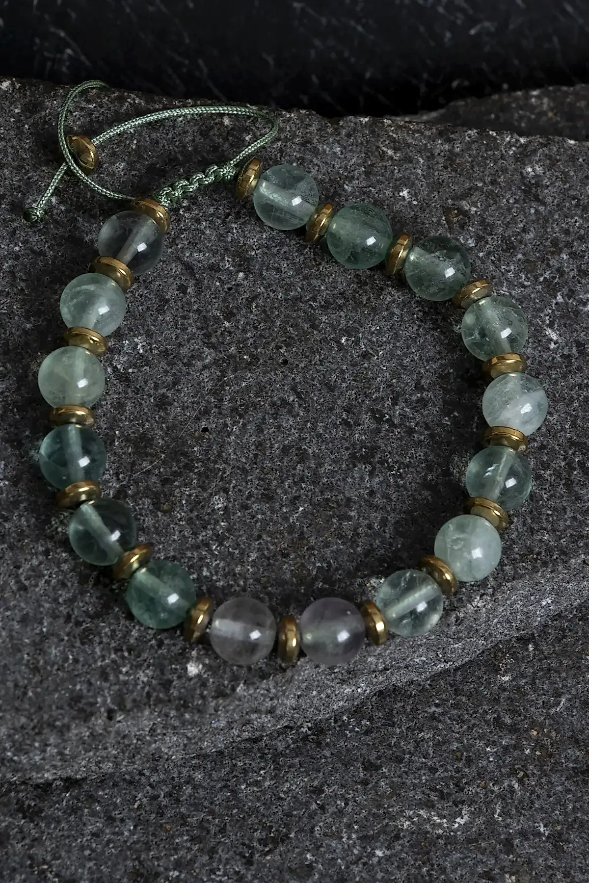 Sertifikalı Florit Doğal Taş Bileklik