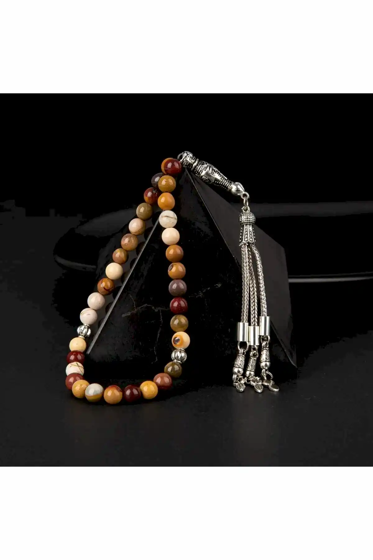 Jasper Doğal Taş Tesbih 33lük - 6mm