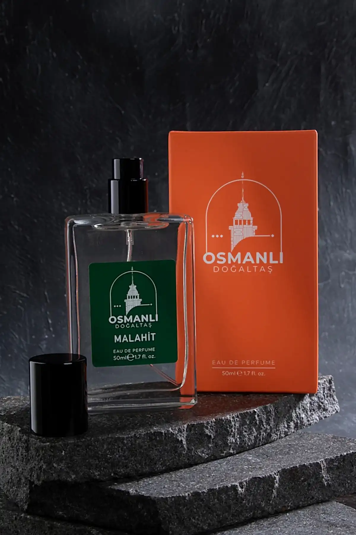 Osmanlı Doğal Taş Malahit Parfüm 50 ml