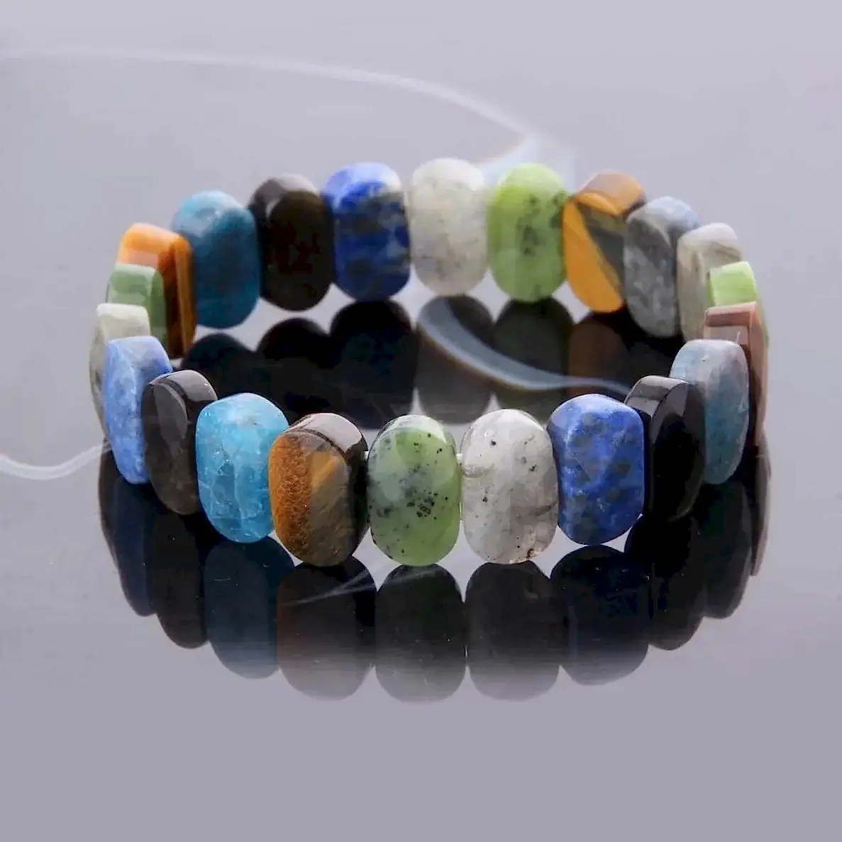 Sertifikalı Yay Burcu Roleks Doğal Taş Bileklik (SK:348)