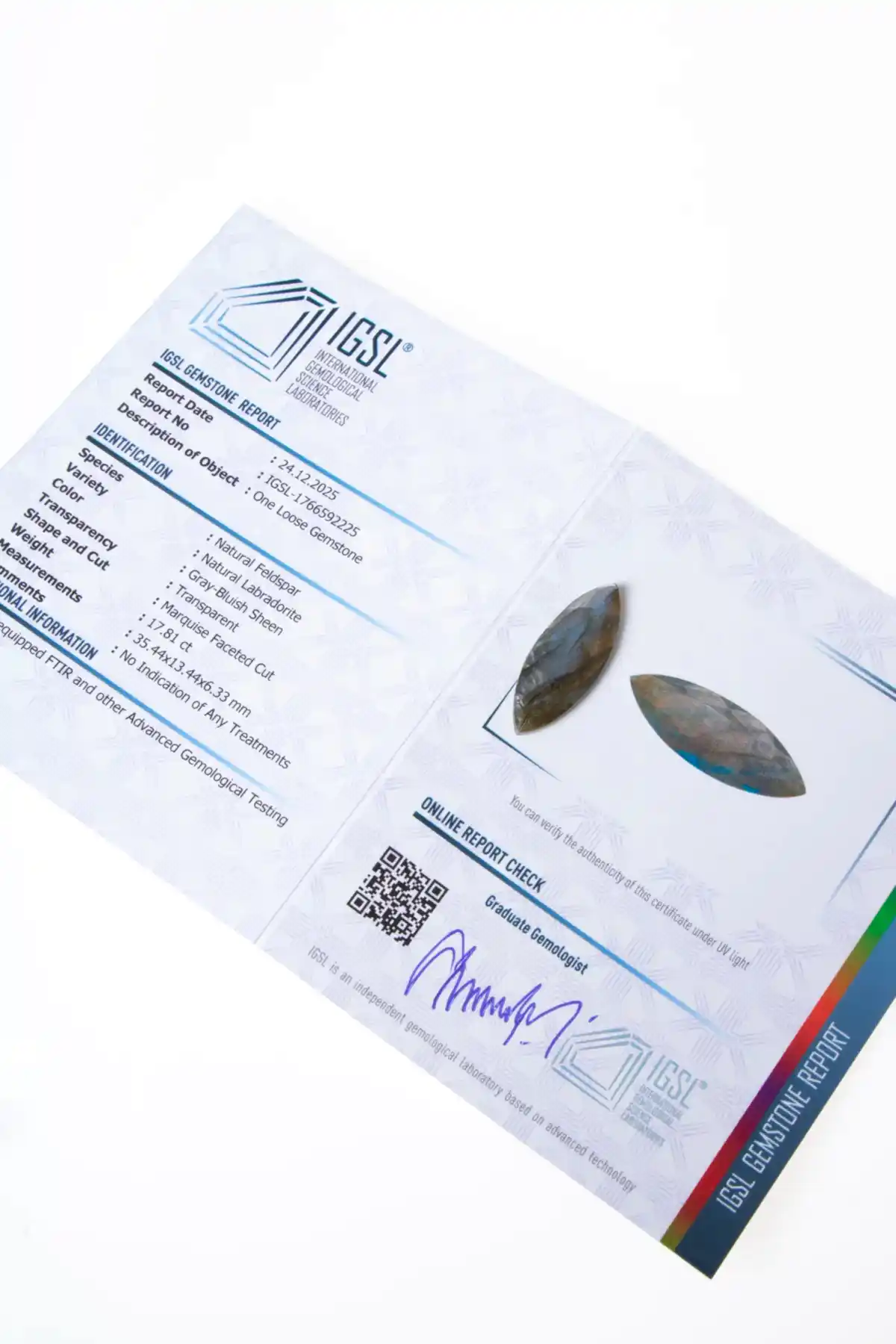 Labradorit Kabaşon (S.K. 537)